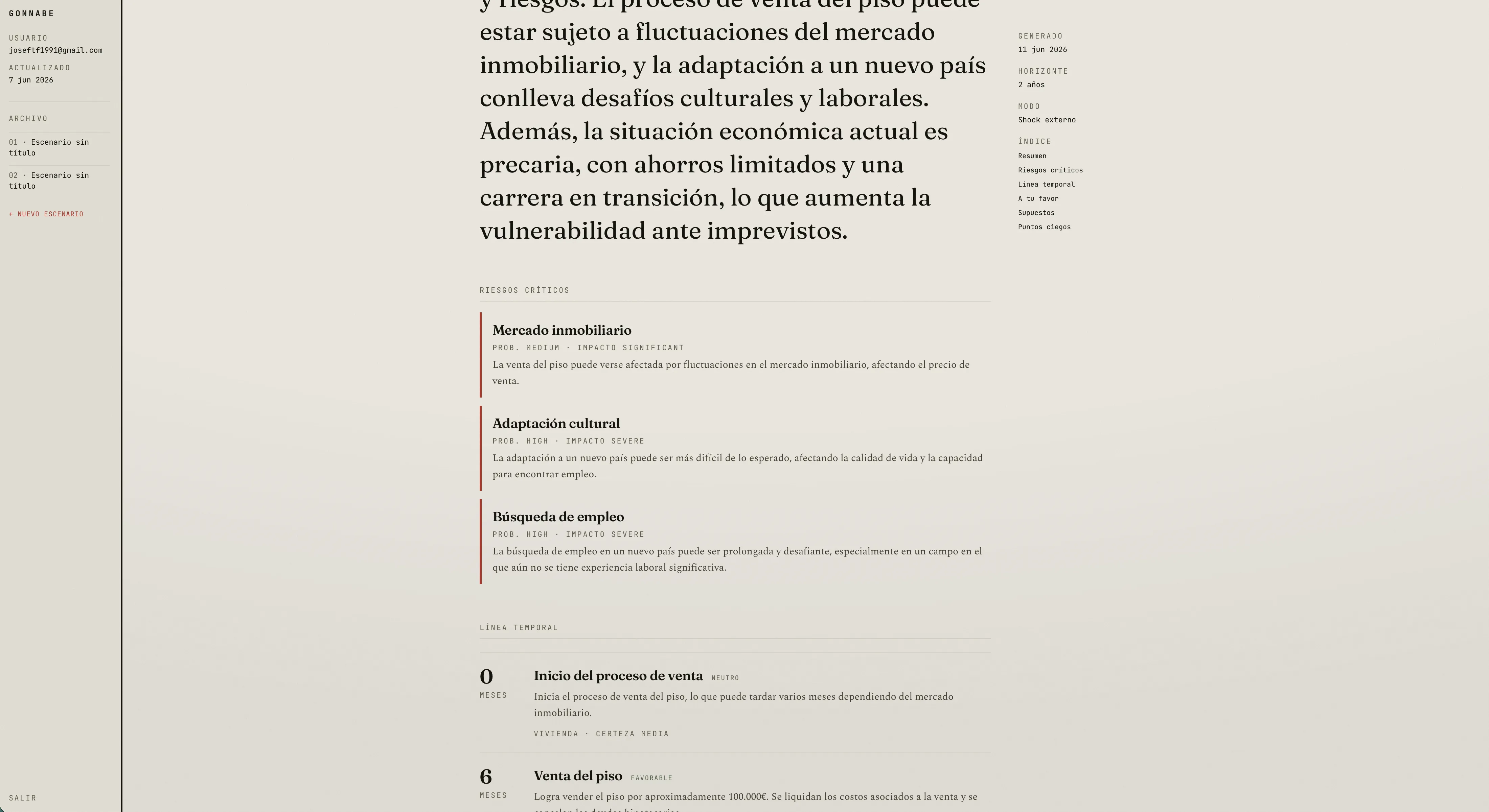 GonnaBe — realistic life projection
